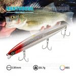 AMOSTRA ATILA FLUTUANTE  RED HEAD 135MM   20,7GR